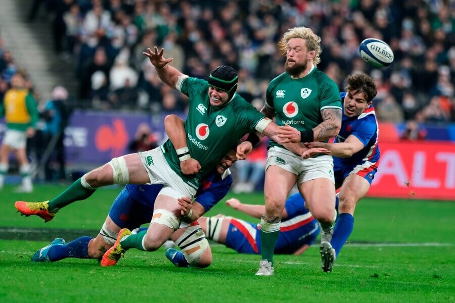Rugby, Pohár šesti národů, zápas mezi Irskem a Francií
