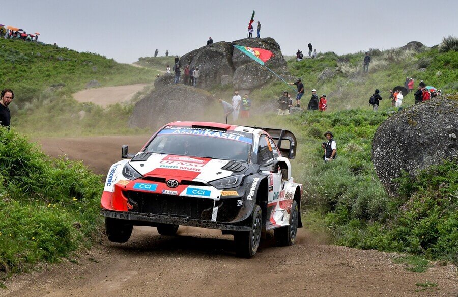Rally, WRC Portugalsko, Kalle Rovanperä s Jonne Halttunenem s vozem Toyota
