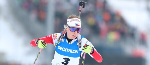 Biatlon, Mistrovství světa v Oberhofu 2023, Markéta Davidová během sprintu