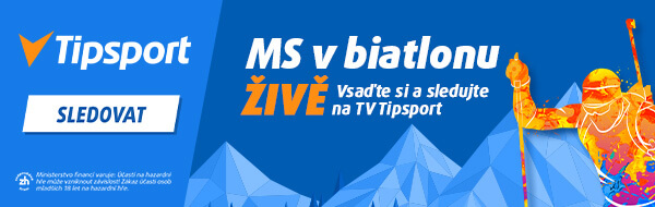 MS v biatlonu živě - vsaďte si a sledujte na TV Tipsport
