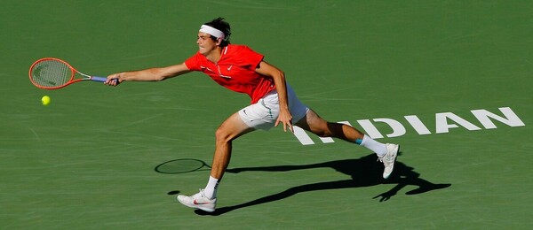 Tenis, ATP, Taylor Fritz během turnaje ATP 1000 Masters v Indian Wells, Kalifornie