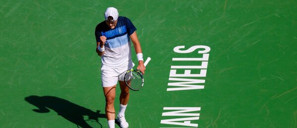 Holger Rune na turnaji v Indian Wells 2025