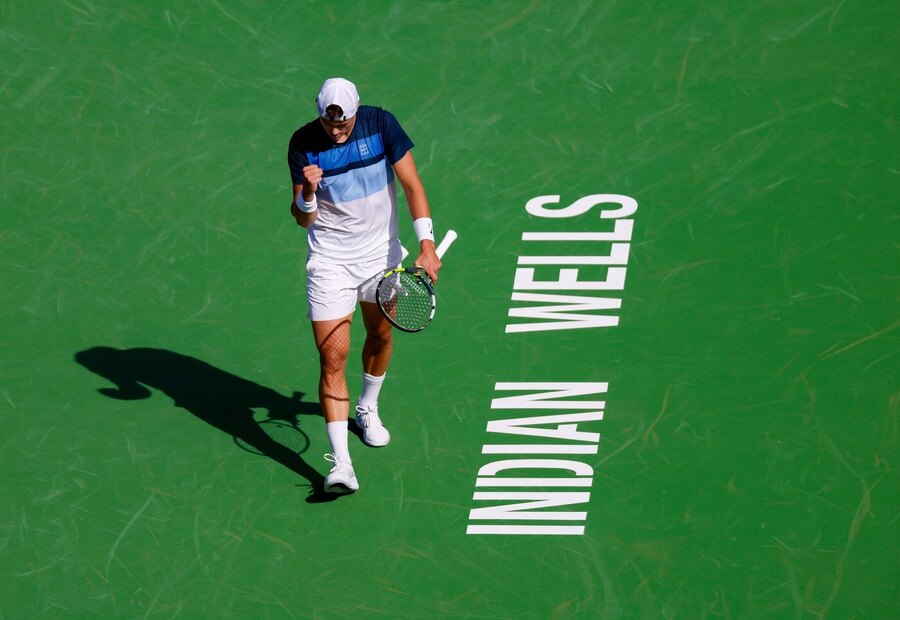 Holger Rune na turnaji v&nbsp;Indian Wells 2025