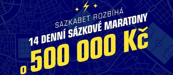 Sazkabet: sázkové maratony o 500 000 Kč