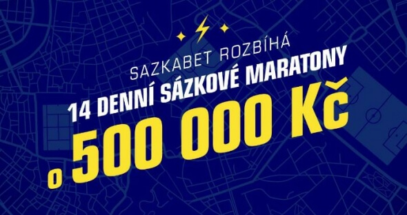 Sazkabet: sázkové maratony o 500 000 Kč