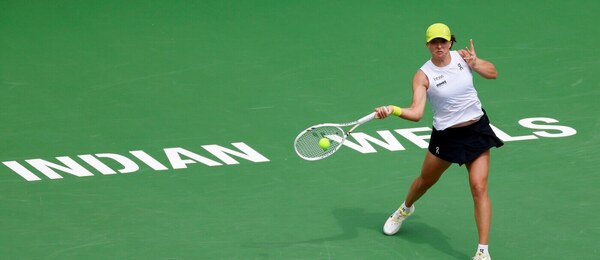 Iga Swiatek na turnaji v Indian Wells 2025