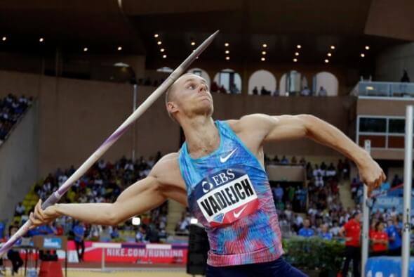 Atletika, hod oštěpem, Jakub Vadlejch - Zdroj ČTK, AP, Claude Paris