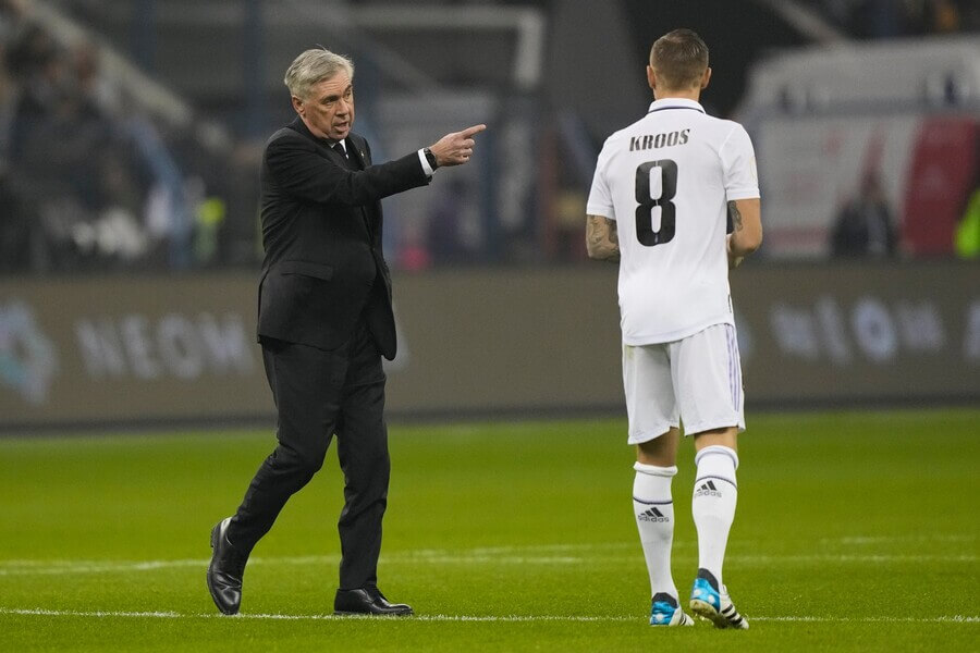 Carlo Ancelotti a Toni Kroos