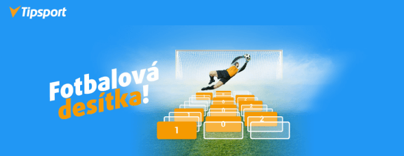 Tipsport: Fotbalová desítka o 400 000 Netů