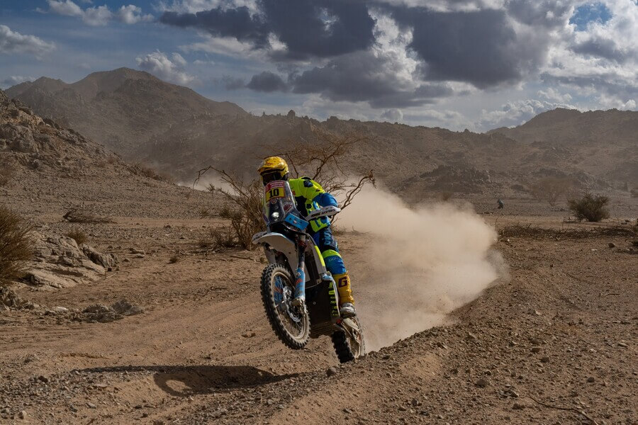 Rallye Dakar, Martin Michek na motorce, Saúdská Arábie