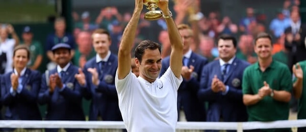 Tenis, Roger Federer, vítěz tenisového grandslamu Wimbledon 2017 - Zdroj ČTK, PA, Gareth Fuller