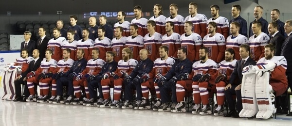 Hokej, český národní tým, oficiální foto reprezentace - Zdroj ČTK, Kamaryt Michal