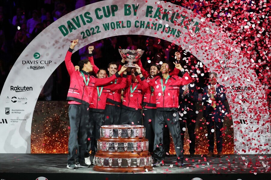 Tenis, Davis Cup, vítězové Davisova poháru 2022 - tým Kanady
