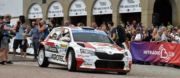 Rally, MČR, Jan Kopecký při Barum Czech rallye Zlín