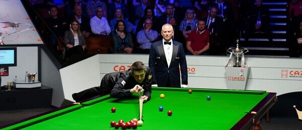 Snooker, Mark Selby během Mistrovství světa v anglickém Sheffieldu
