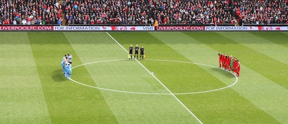 Fotbal - Premier League FC Liverpool před začátkem hry