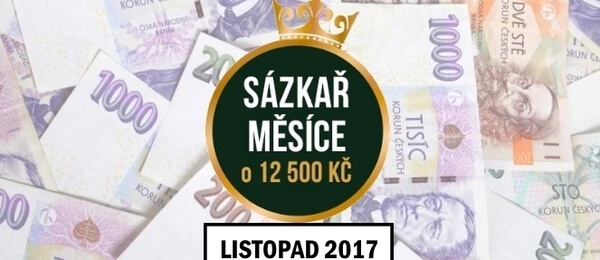 Bet-Arena Sázkař měsíce: výsledky listopad 2017