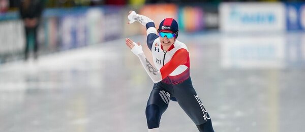 Rychlobruslení, Martina Sáblíková během Světového poháru v Tomaszowě, Polsko