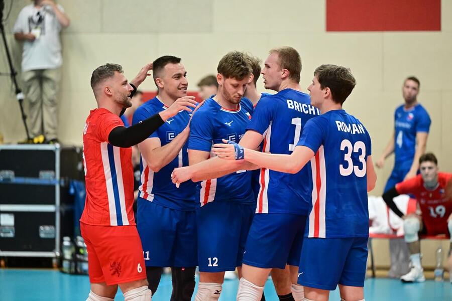Volejbal, Evropská liga, Česko se raduje v zápase proti Portugalsku v Kutné Hoře