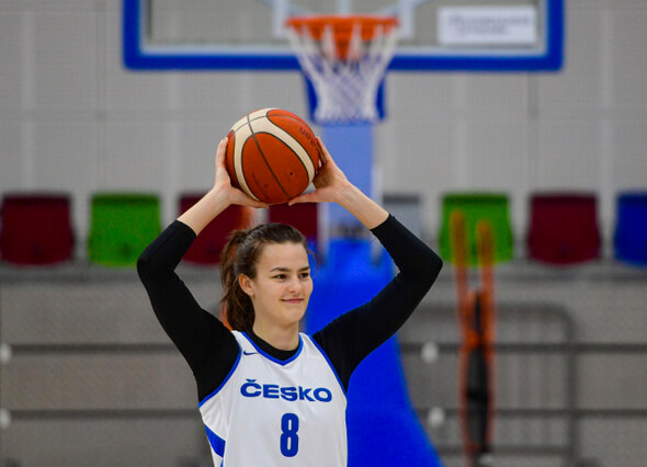 Basketbal ženy, reprezentace - Veronika Voráčková - Zdroj ČTK, Vondrouš Roman