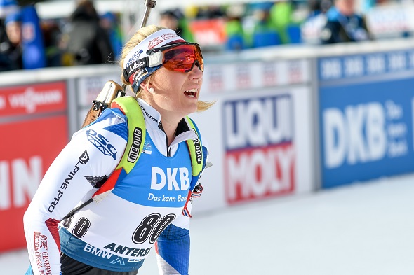 Biatlon - světový pohár, Lucie Charvátová - Zdroj LiveMedia, Shutterstock.com