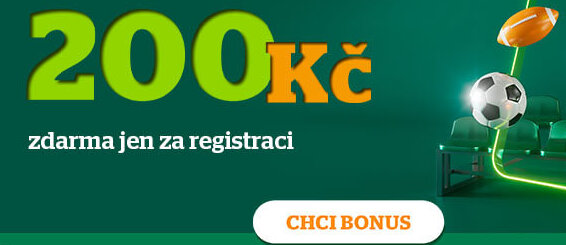 Získejte 200 Kč zdarma k registraci a bonus 2 000 Kč od sázkové kanceláře Chance