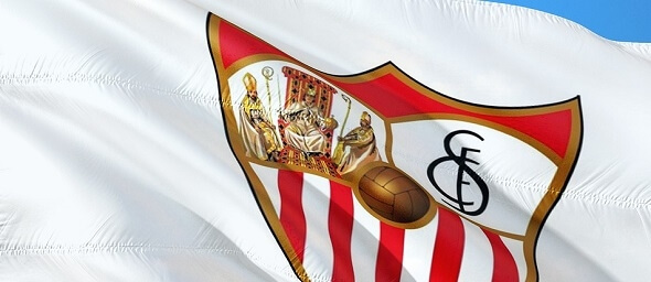 Fotbal - vlajka fotbalového klubu Sevilla