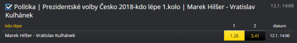 Marek Hilšer vs. Vratislav Kulhánek