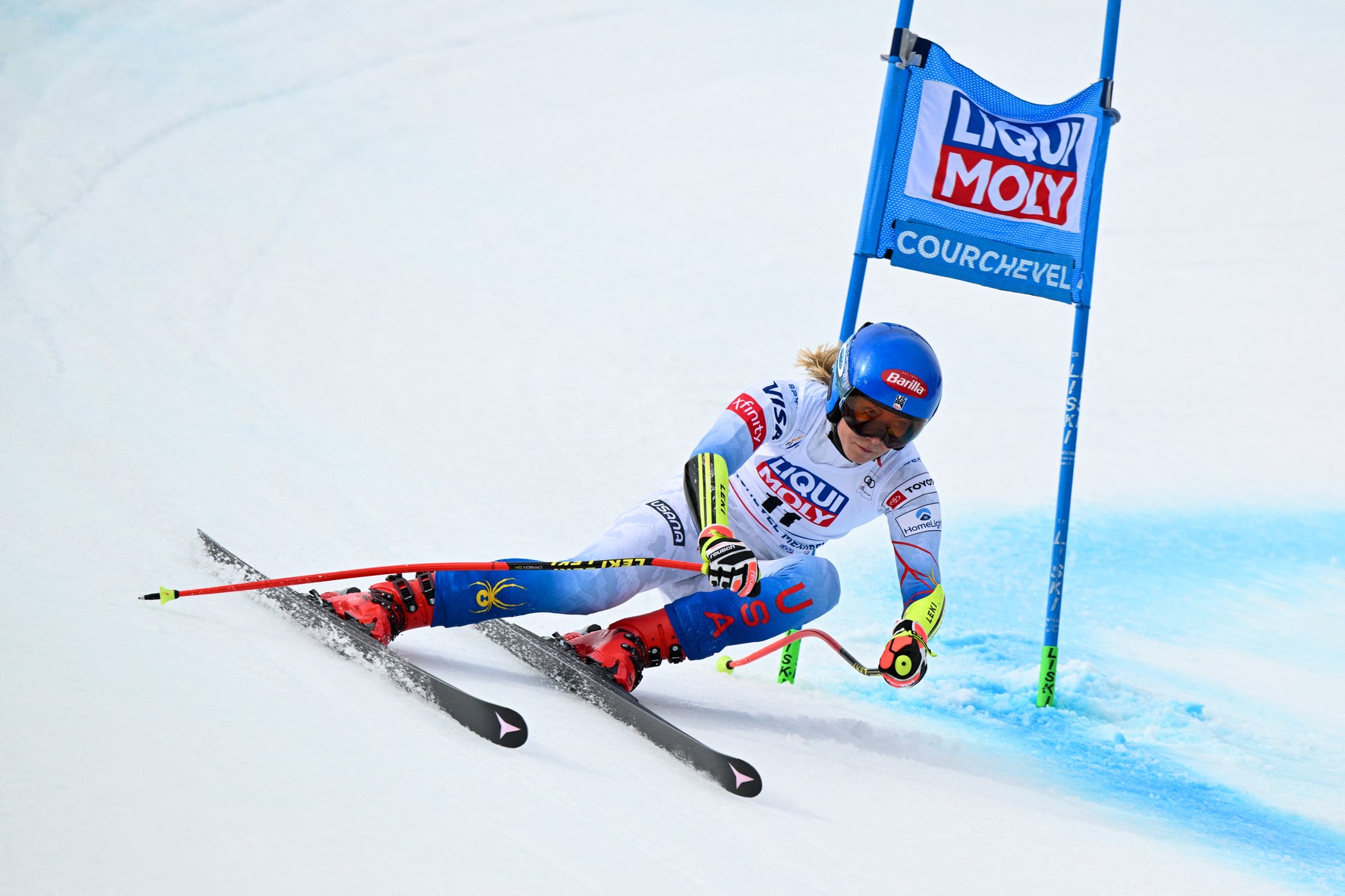 Alpské lyžování, Mikaela Shiffrin při Světovém poháru v Courchevel-Méribel, Francie