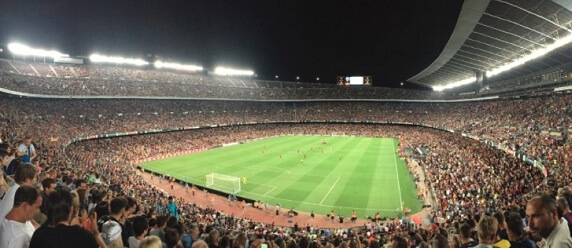 Fotbal - FC Barcelona stadion Camp Nou