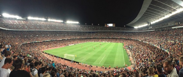 Fotbal - FC Barcelona stadion Camp Nou