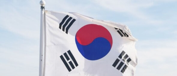 Jižní Korea - vlajka