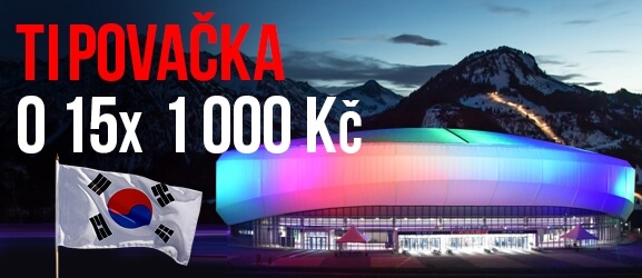 Korejská tipovačka o 15x 1 000 Kč