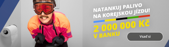 Fortuna: 100 Kč zdarma na Korejskou jízdu - natankujte palivo!