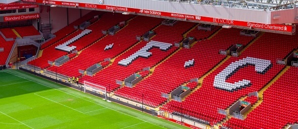 Premier League, Liverpool, Anfield stadion - Zdroj cowardlion, Shutterstock.com