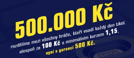 Sazkabet: Maraton sázek v září o 500 000 Kč