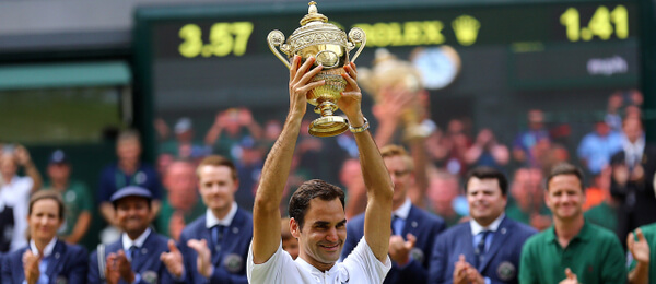 Tenis, Roger Federer, vítěz tenisového grandslamu Wimbledon 2017 - Zdroj ČTK, PA, Gareth Fuller