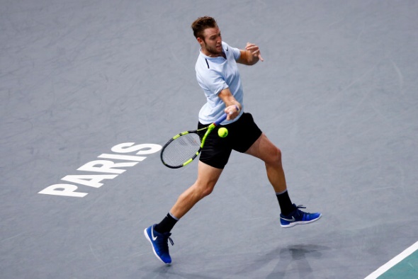 Tenis, Jack Sock, vítěz turnaje ATP Masters Paris 2017 - Zdroj ČTK, AP, Francois Mori