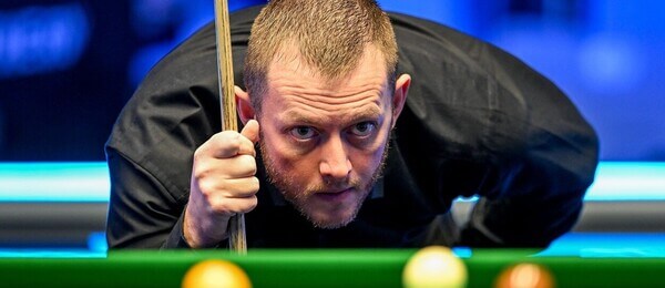 Snooker, Mark Allen během zápasu na turnaji Scottish Open