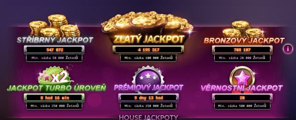 Jackpoty v MyJackpot.com