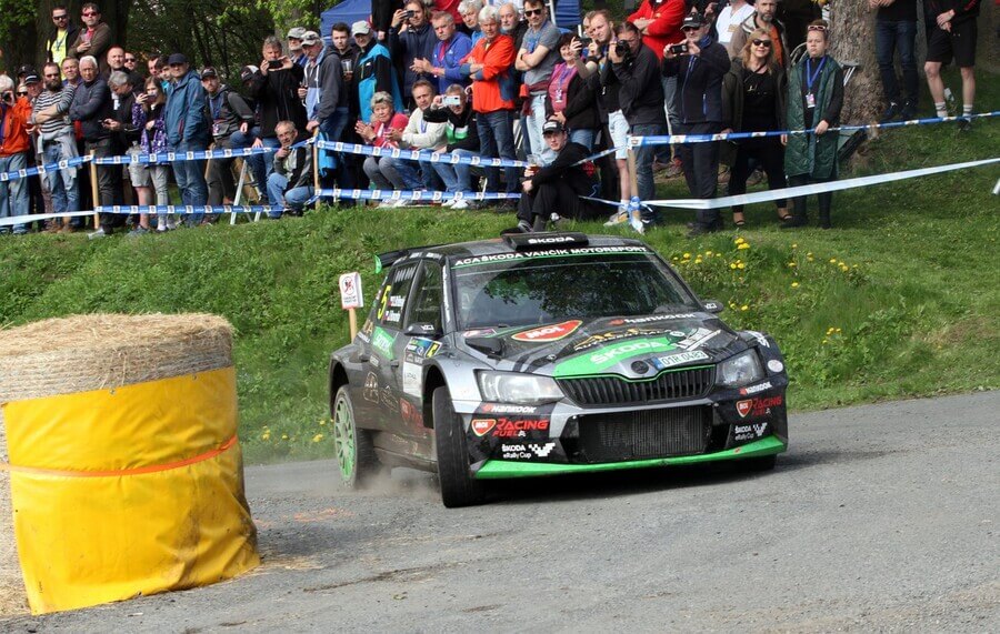 Rally, MČR, Dominik Stříteský a Jiří Hovorka se Škodou Fabia R5 při rallye Šumava Klatovy