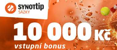 Synottip vstupní bonus 10 000 Kč