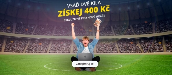 Fortuna: vsaď dvě kila a získej 400 Kč!