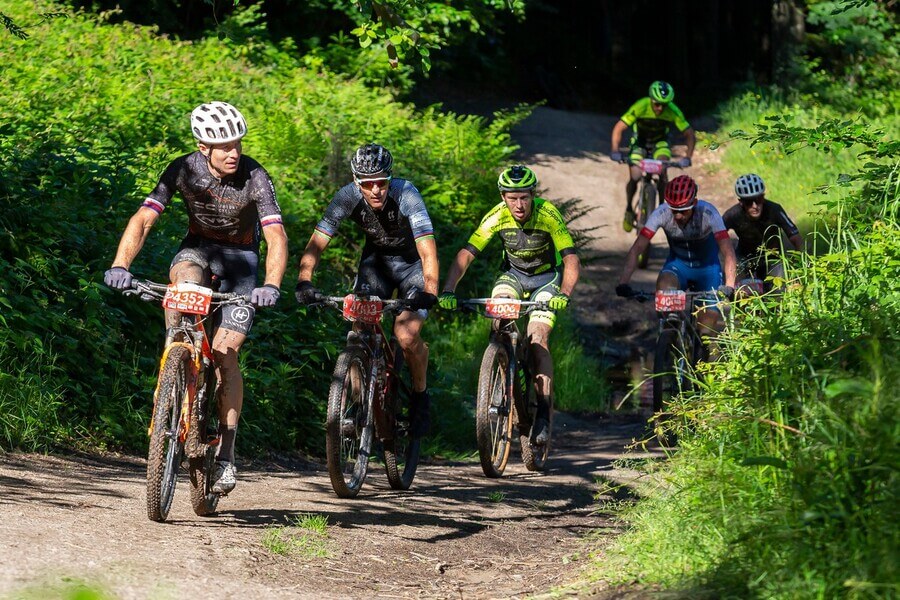 Cyklistika, MTB, horská kola, závod Bikemaraton Drásal v Holešově, součást série Kolo pro život