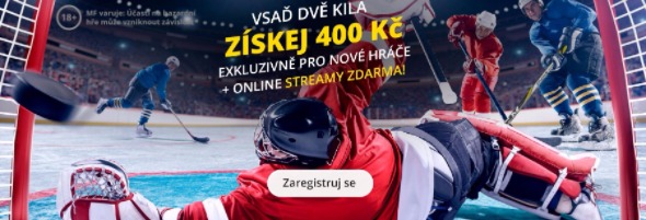 Fortuna - vsaď 2 kila a získej 400 Kč