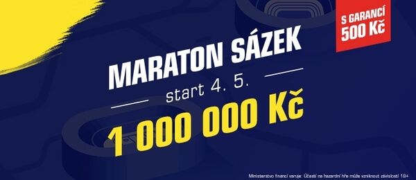 Sazkabet: Maraton sázek o 1 000 000 Kč
