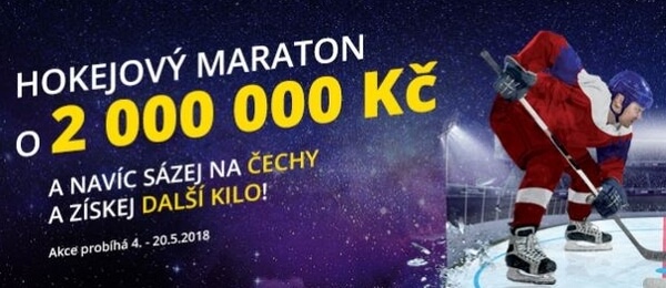 Fortuna: Hokejový maraton o 2 000 000 Kč
