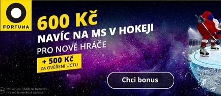 Skvělá akce online sázkové kanceláře Fortuna