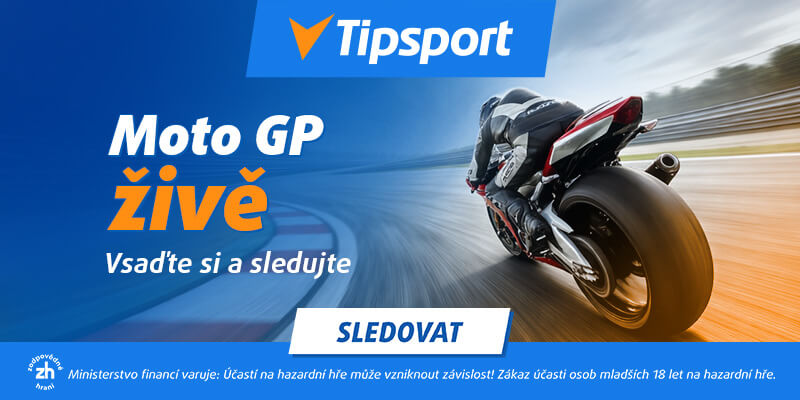 Sledujte závody MotoGP živě na TV Tipsport