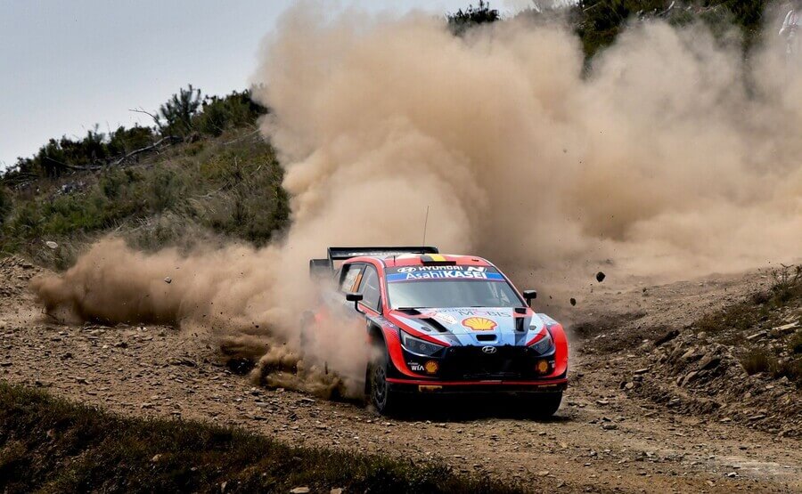 Rally, WRC Portugalsko, Thierry Neuville s Martijnem Wydaeghem s vozem Hynudai